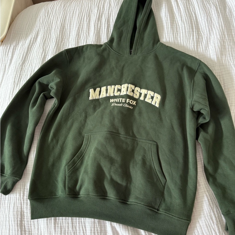 White Fox Boutique Forest Green Hoodie